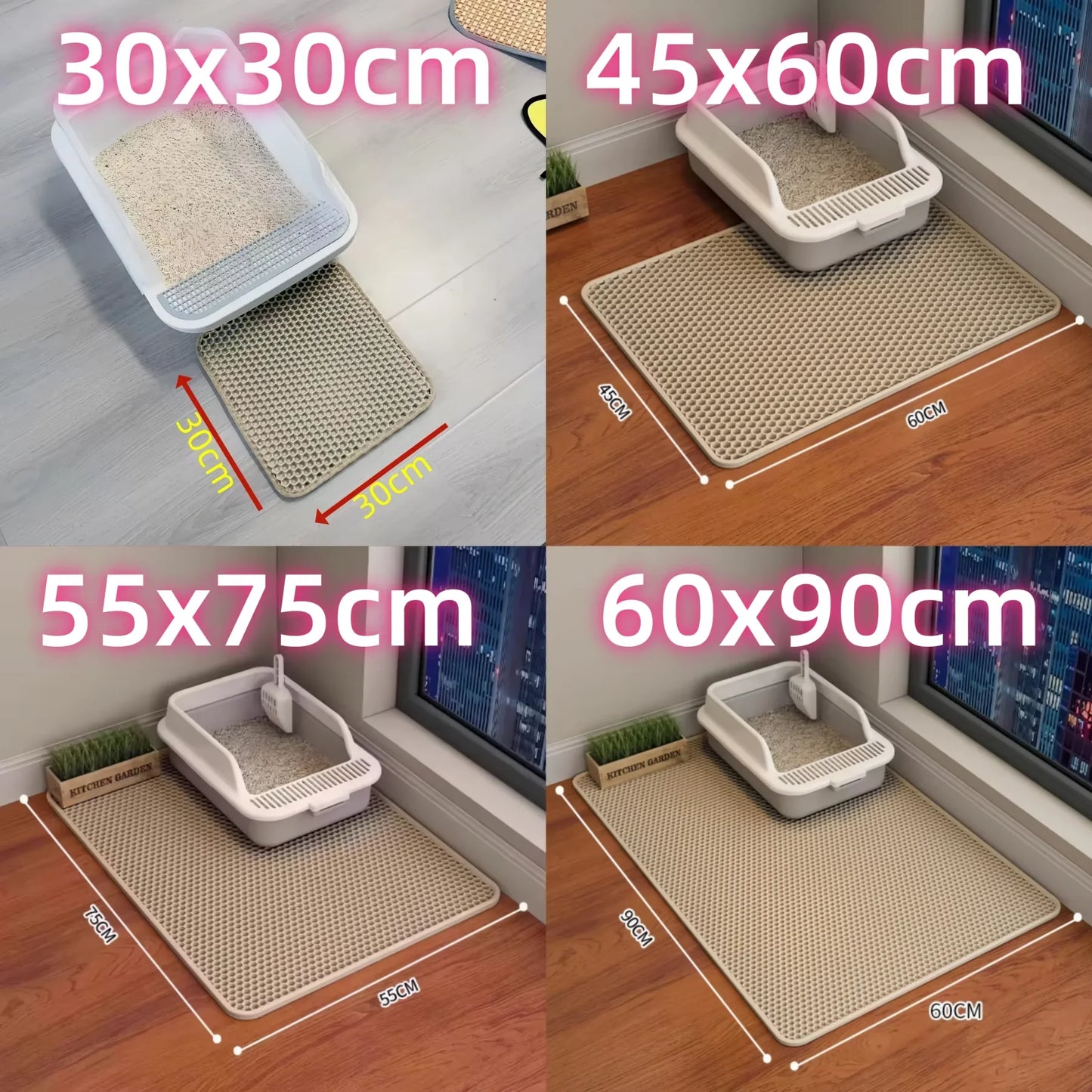 cat litter mat: additional product view (CellosPets)