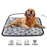 Winter Pet Heating Blanket Waterproof Wearable — detail view for dogs and cats