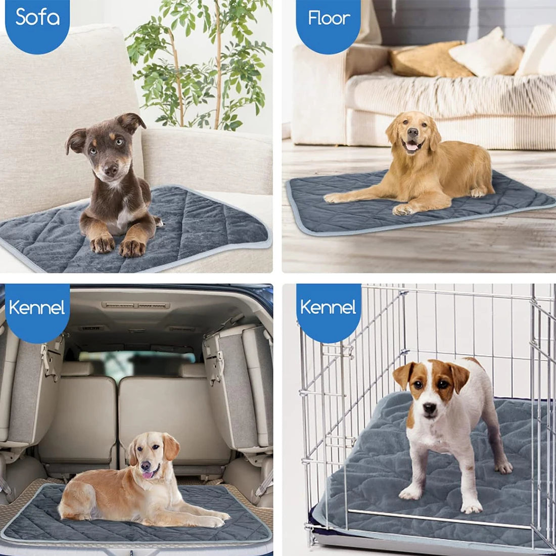 Self Heating Pet Pad Extra Warm Thermal Dog — in-use context for dogs