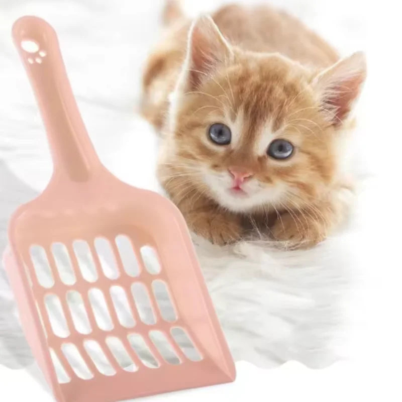 Pet Litter Shovel Candy Color High Appearance — detail view for cats