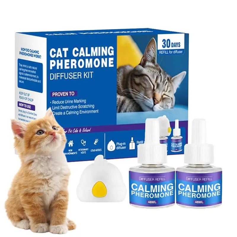 calming diffuser for cats — close-up of materials