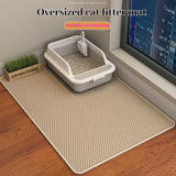 Cat Litter Mat 2-Layer Design Premium Sand — alternate color or size view for cats