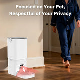 7L Smart Automatic Pet Feeder with HD Camera Double Bowls WiFi Intelligent Cat Dog Food Dispenser with Tuya App Control Remote Monitoring Two-Way Audio Voice Recorder Timer Auto Feeding for Multi Pets — imagem 6