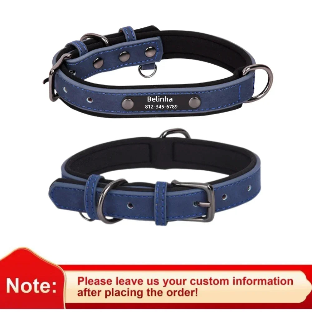 dog collar: side angle (CellosPets)