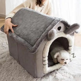 All Season Dog House Style Bed - Removable — detail view for dogs and cats