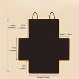 pet car seat cover for dogs — packaging or accessories view