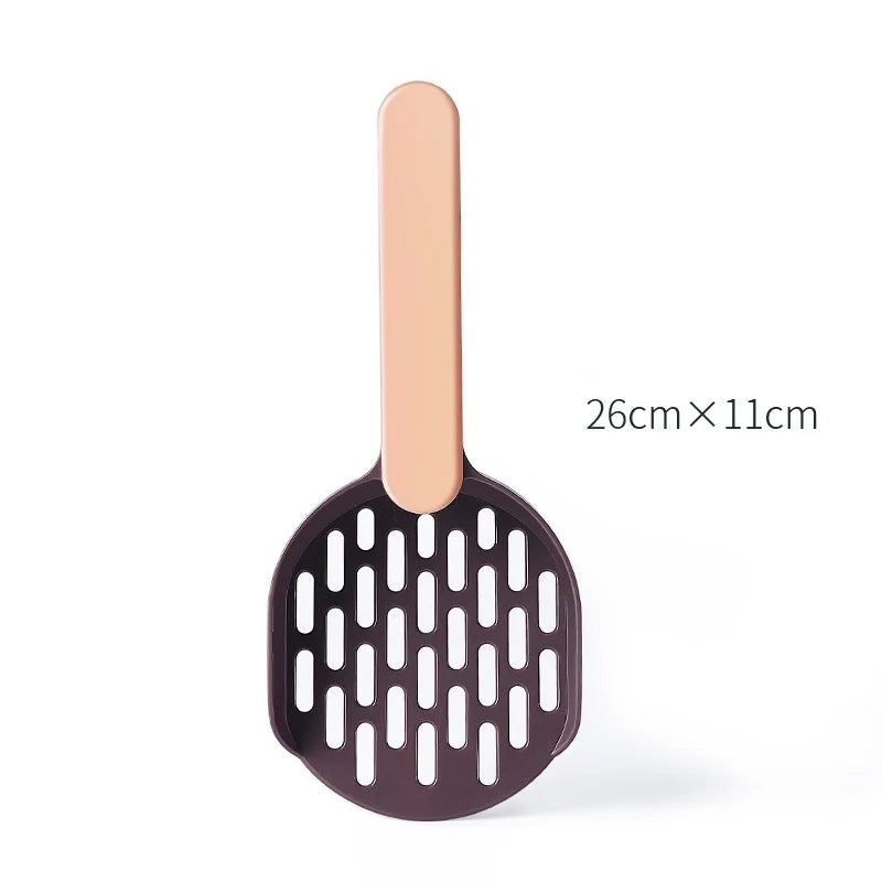 Pet Litter Shovel Candy Color High Appearance — secondary detail for cats