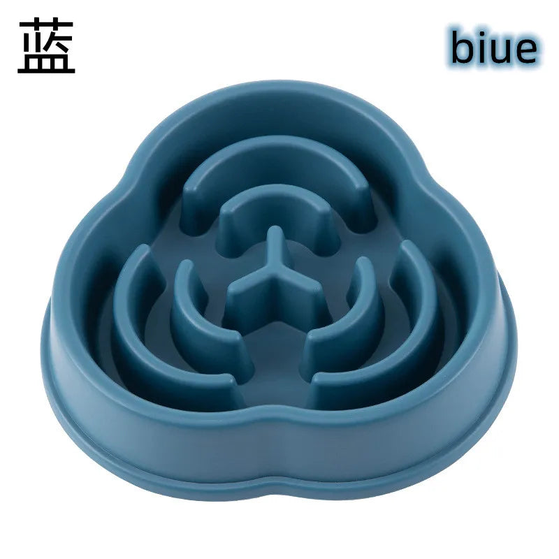 Pet Cat Dog Slow Food Bowl Fat Help Healthy — alternate color or size view for dogs and cats