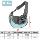 Hands-Free Pet Sling Carrier for Small Dogs & Cats – Breathable Mesh Crossbody Travel Bag