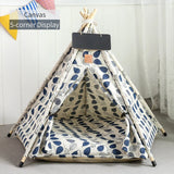pet tent bed for dogs and cats — full product shot