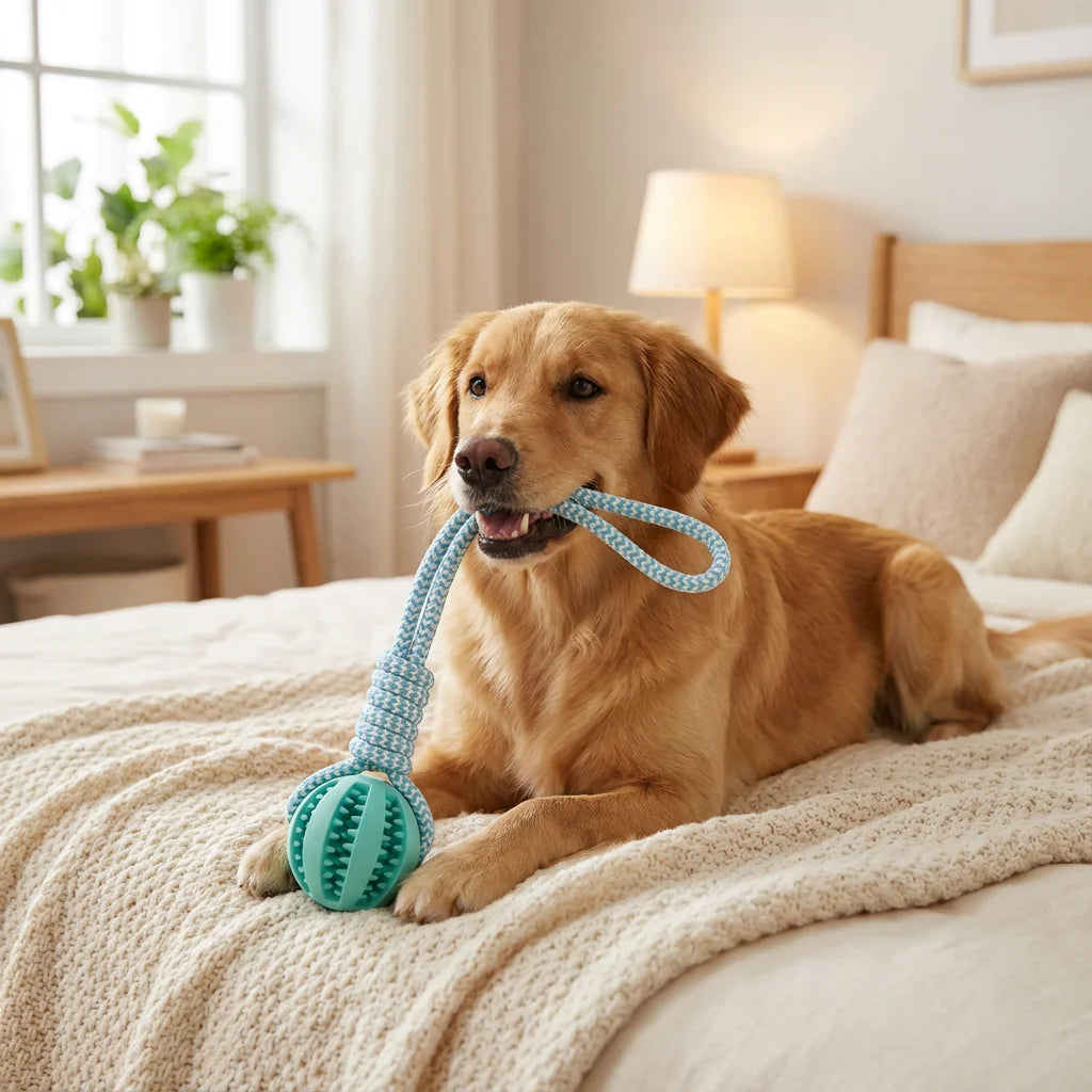 pet toy for dogs — close-up of materials