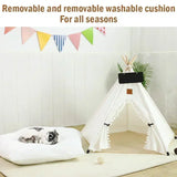 pet tent bed: side angle (CellosPets)