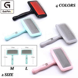Pet Grooming Comb Shedding Hair Remover Light — detail view for cats