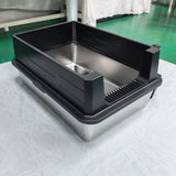 cat litter box: side angle (CellosPets)