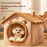 pet bed for dogs and cats — packaging or accessories view