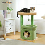 cat tree: side angle (CellosPets)