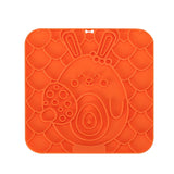 Pet Lick Silicone Mat For Dogs Pet Slow Food — in-use context for dogs