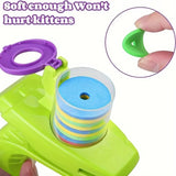 Funny Cat Toys Creative Turnip Gun With 15pcs — in-use context for dogs and cats