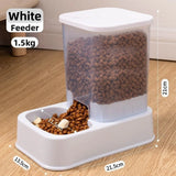1.2L/1.5L Pet Automatic Feeder Plastic Large Capacity Cat Dog Water — product image 8 of 12