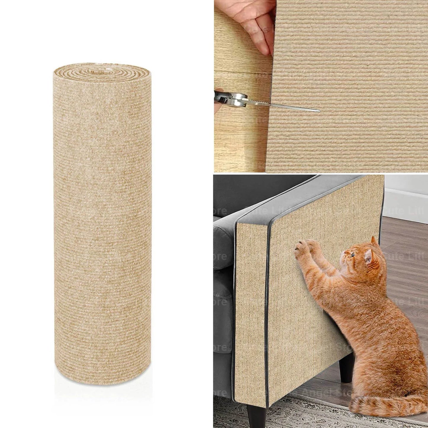 40x300cm Cat Scratcher Sofa Protector Cats — alternate color or size view for cats