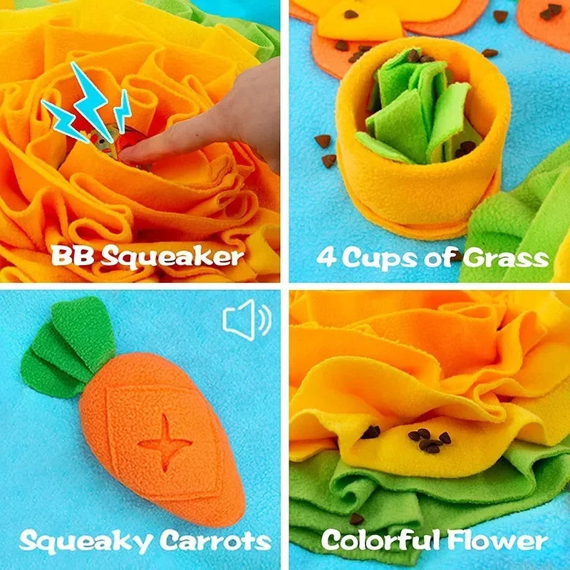 Large Snuffle Mat For Dogs Pet Interactive — detail view for dogs