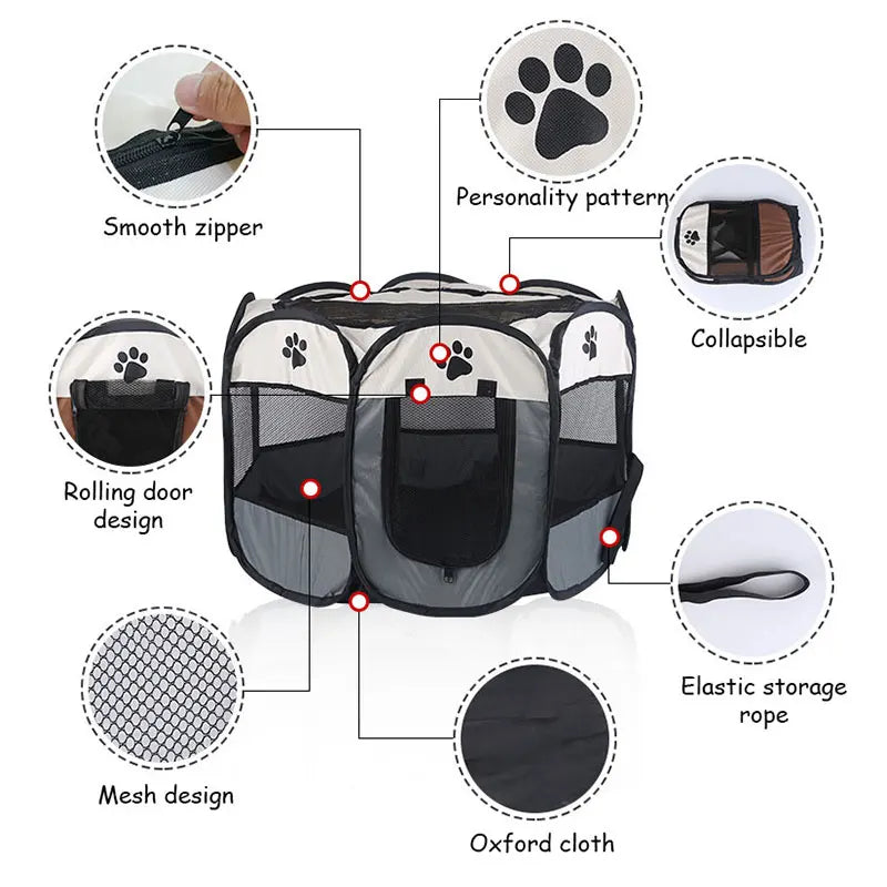S/M/L Cat Delivery Room Detachable Summer Pet — detail view for dogs and cats