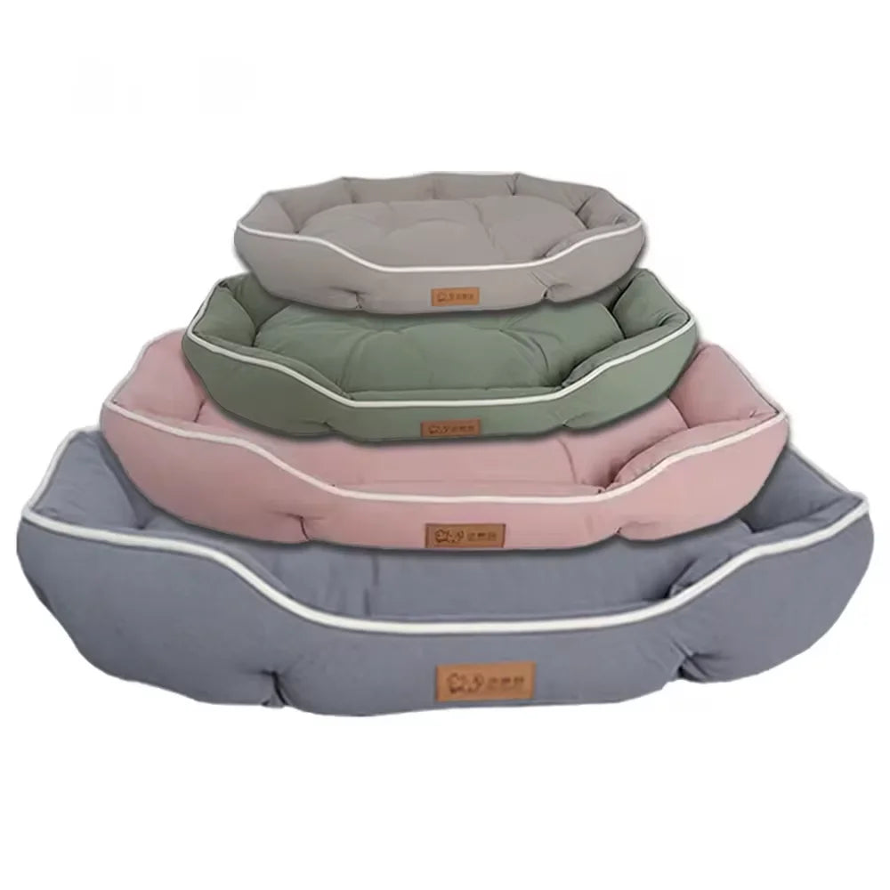 Pet Sofa Sleeping Bed Large Dog Bed House for Cats Big Space Dog Sofa Sleeping Mat Winter Warm Dog Cushion — imagem 5