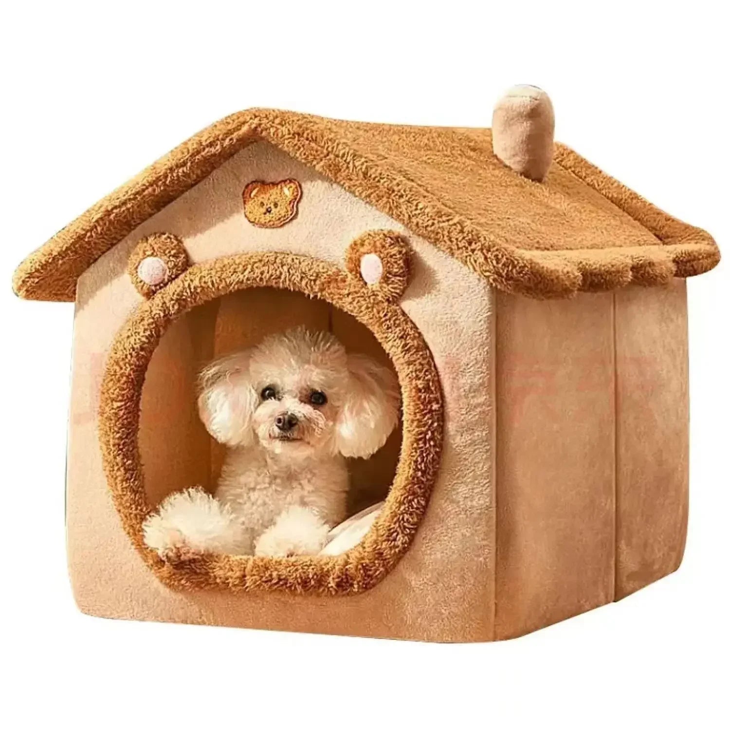 pet tent bed for dogs and cats — packaging or accessories view