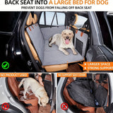 pet car seat cover for dogs — close-up of materials