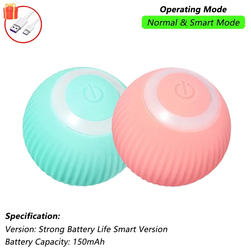 Rechargeable Cat Rolling Ball Toy with Tail — product image 23 of 23