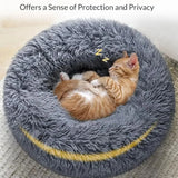 40-90cm 6 Sizes Round Pet Bed For Large Dog Bed — detail view for dogs and cats