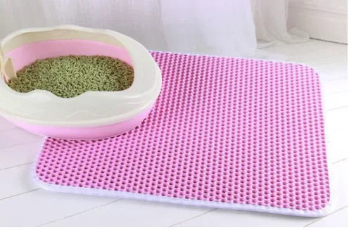 Cat Litter Mat With Gift Double Layer Waterproof — alternate color or size view for cats