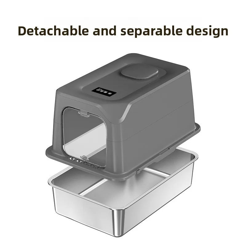 cat litter box: additional product view (CellosPets)